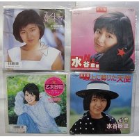 水谷麻里 4枚セット シングルレコード