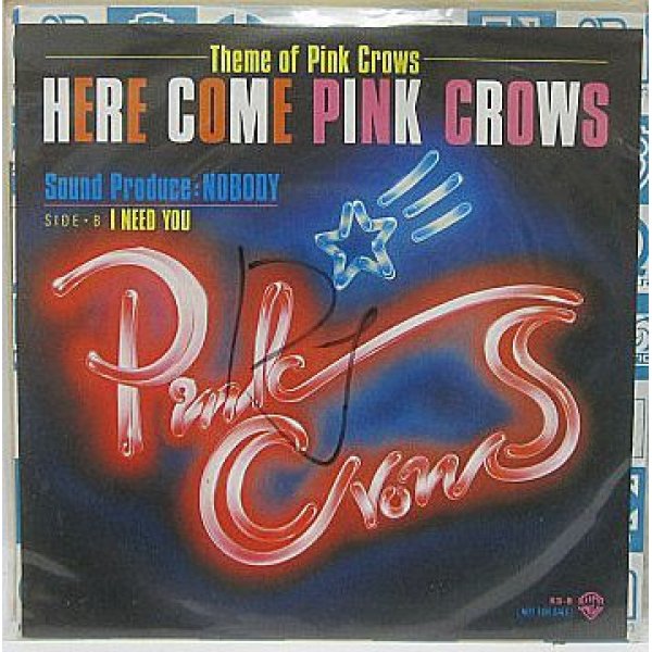 画像1: NOBODY HERE COME PINK CROWS シングルレコード