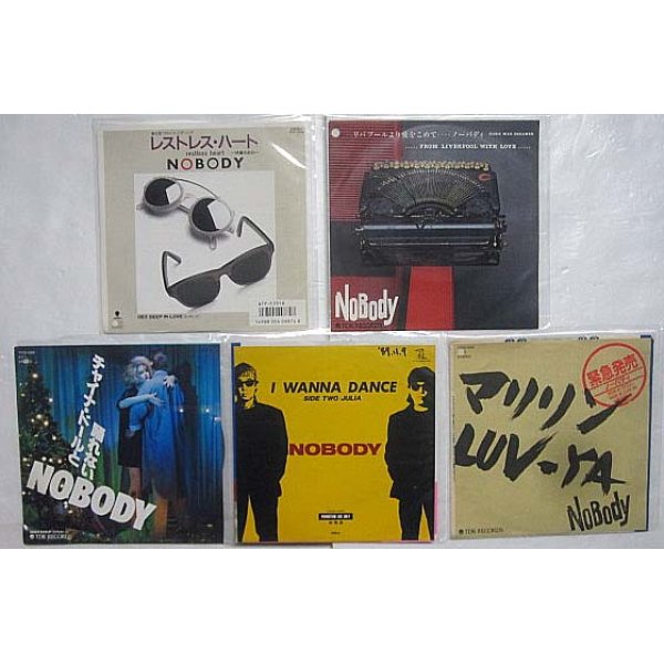 画像1: ノーバディ NOBODY 5枚セット シングルレコード