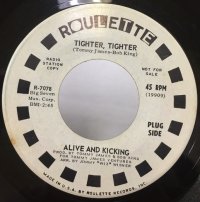 ALIVE AND KICKING/TIGHTER TIGHTER シングルレコード