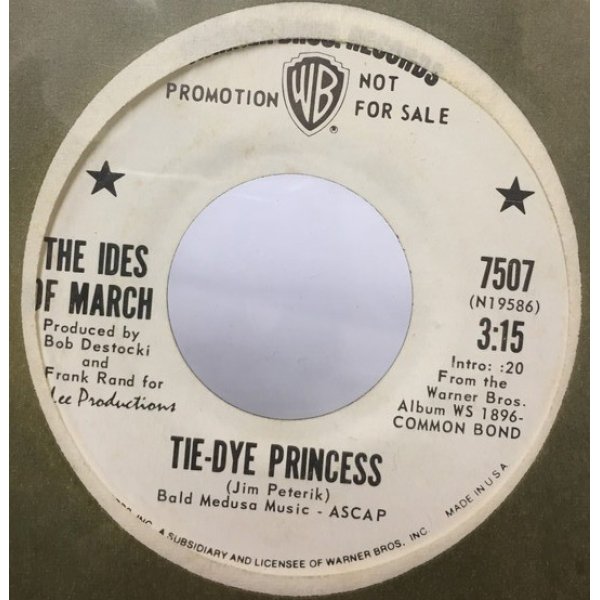 画像1: THE IDES OF MARCH/TIE DYE PRINCESS シングルレコード