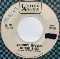 JOHNNY RIVERS/OH WHAT A KISS シングルレコード