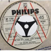 THE WALKER BROTHERS/THE SUN AINT GONNA SHINE ANYMORE シングルレコード