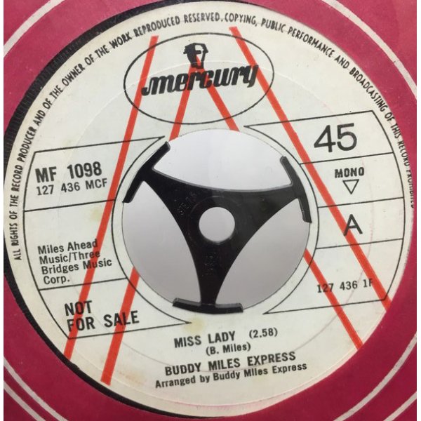 画像1: BUDDY MILES EXPRESS/MISS LADY シングルレコード