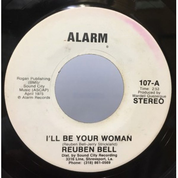 画像1: REUBEN BELL/ILL BE YOUR WOMAN シングルレコード