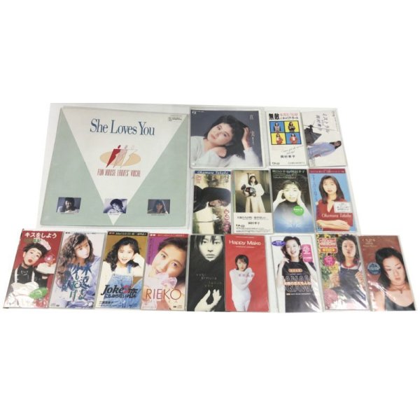 画像1: J POP 小林明子 岡村孝子 小川七生 羽野晶紀 三浦理恵子 木村由姫  他 CD レコード セット