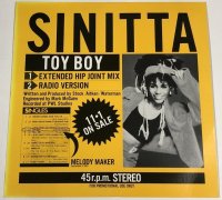 SINITTA シニータ / TOY BOY 12インチレコード