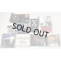X JAPAN 関係 CD カセットテープ カレンダー シール カード セット