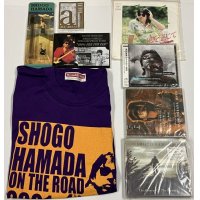 浜田省吾 グッズ CD シングルレコード Tシャツ ストラップ カード セット