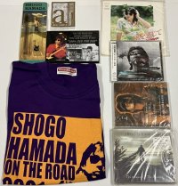 浜田省吾 グッズ CD シングルレコード Tシャツ ストラップ カード セット