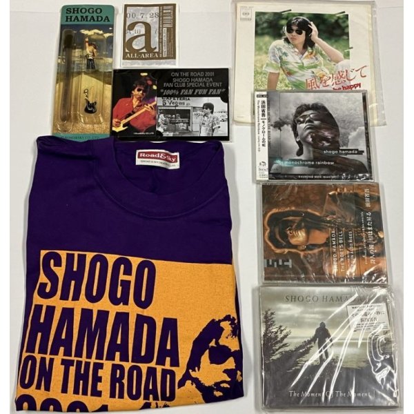 画像1: 浜田省吾 グッズ CD シングルレコード Tシャツ ストラップ カード セット