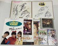 レモンエンジェル 関係 直筆サイン入り色紙 チラシ CD セット