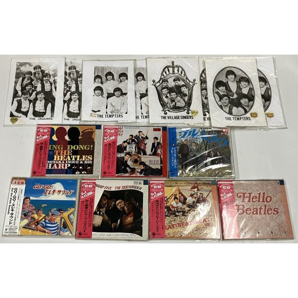 画像1: GS グループサウンズ CD ハンカチ セット ジャッキー吉川 ブルーコメッツ シャープファイブ ブルージーンズ 井上宗孝 寺内タケシ 他