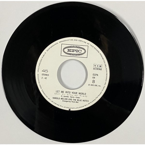 画像4: ハロルドメルヴィン&ブルーノーツ 二人の絆 シングルレコード