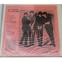 Beatles ビートルズ LIVE IN ANYTOWN LPレコード