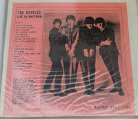 Beatles ビートルズ LIVE IN ANYTOWN LPレコード