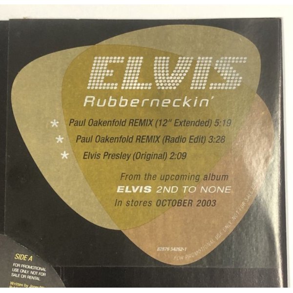 画像2: ELVIS RUBBERNEKIN エルビスプレスリー REMIX 12インチレコード