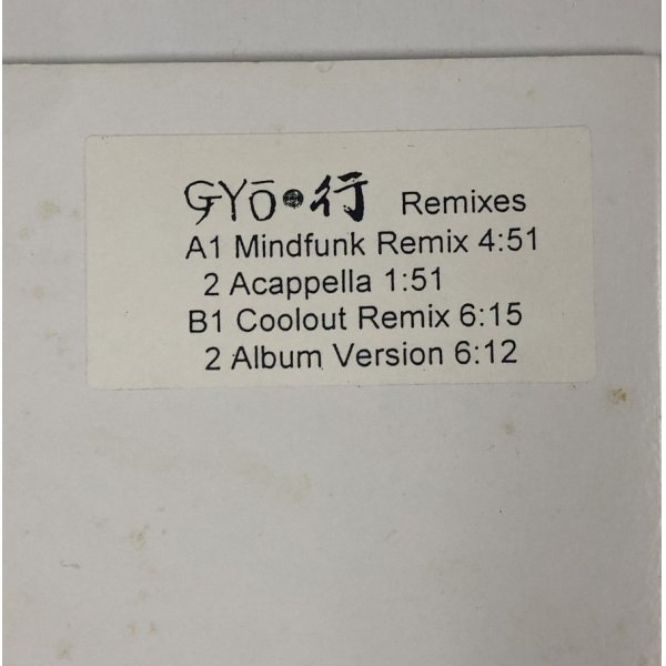 画像2: GYO 行 REMIXES 12インチレコード