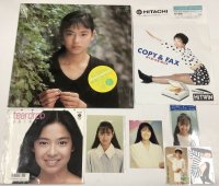 後藤久美子 シングルレコード テレホンカード プロマイド チラシ セット