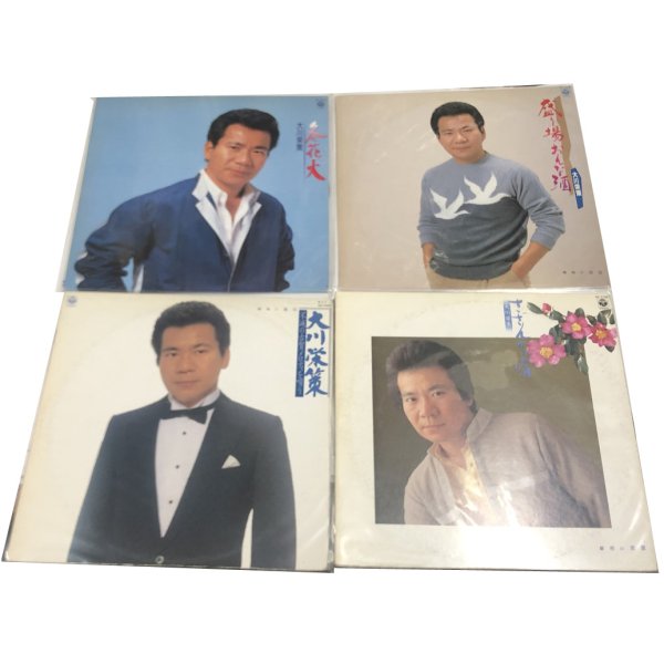 画像1: 大川栄策 LPレコード 4枚セット