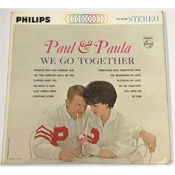 画像1: PAUL&PAULA ポールとポーラ WE GO TOGETHER LPレコード