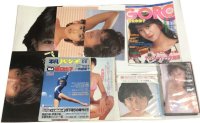 斉藤慶子 シングルレコード 関係雑誌 雑誌切り抜き 付録ポスター セット