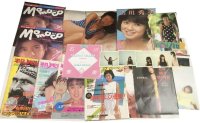 石川秀美 シングルレコード 関係雑誌 本 プロマイド 雑誌切り抜き セット