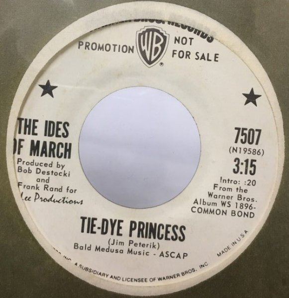 画像1: THE IDES OF MARCH/TIE DYE PRINCESS シングルレコード (1)