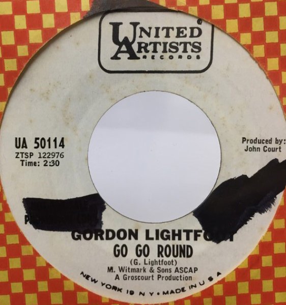 画像1: GORDON LIGHTFOOT/GO GO ROUND シングルレコード (1)