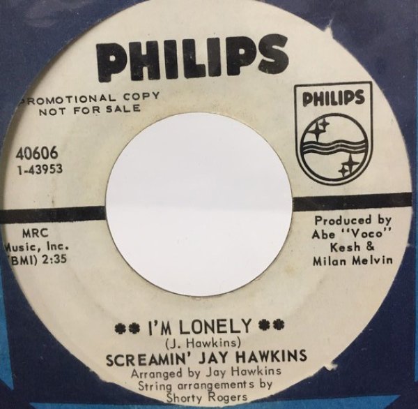 画像1: SCREAMIN JAY HAWKINS/IM LONELY シングルレコード (1)