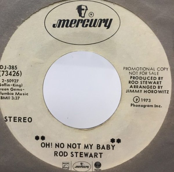 画像1: ROD STEWART/OH!NO NOT MY BABY シングルレコード (1)