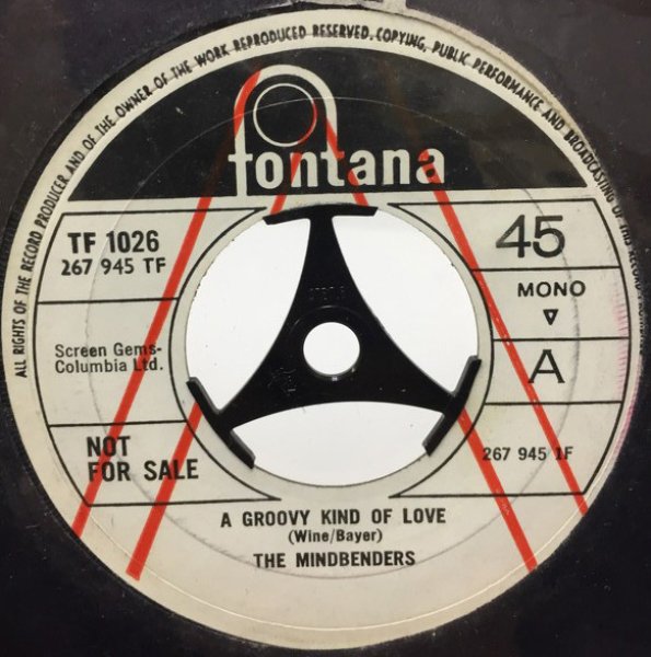 画像1: THE MINDBENDERS/A GROOVY KING OF LOVE シングルレコード (1)