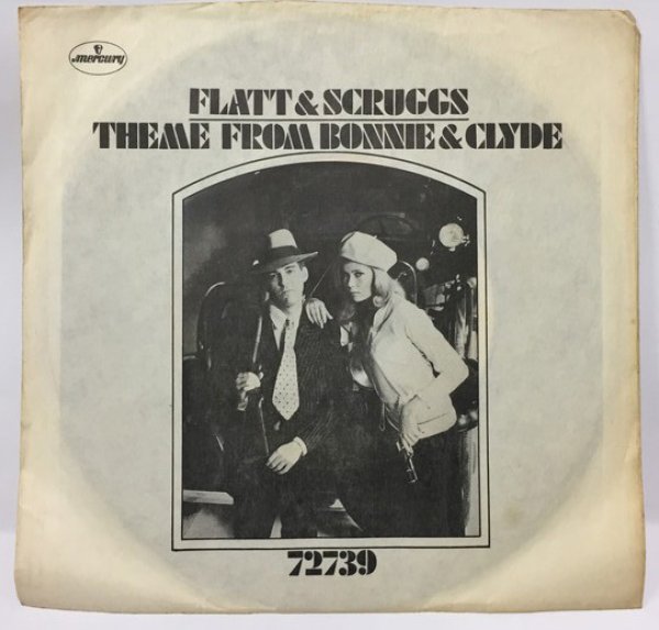 画像1: FLATT&SCRUGGS/THEME FROM BONNIE&CLYDE シングルレコード (1)