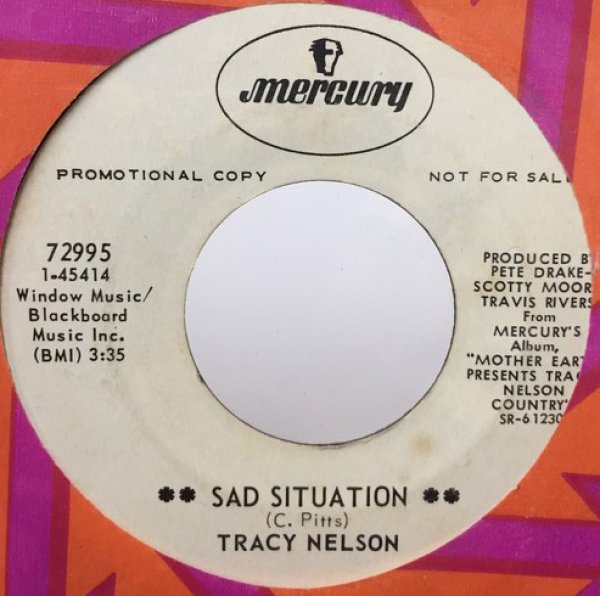 画像1: TRACY NELSON/SAD SITUATION シングルレコード (1)