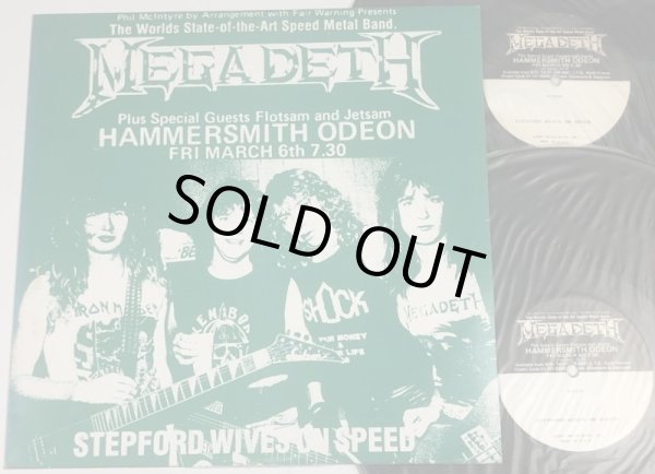 画像1: MEGADEATH メガデス HAMMERSMITH ODEON LPレコード (1)