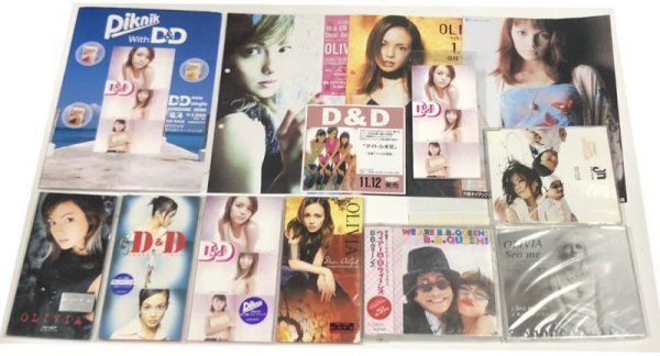 画像1: OLIVIA D&D 他 CD チラシ ポップ セット (1)