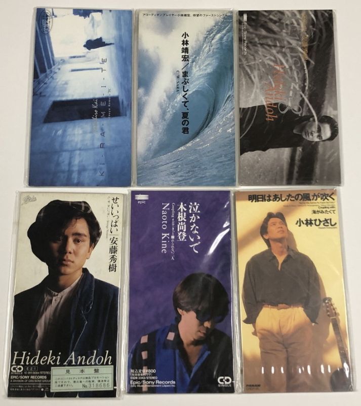 甲斐よしひろ 小林靖宏 安藤秀樹 木根尚登 小田育宏 桑名正博 他 8cm CD セット - えるえるレコード