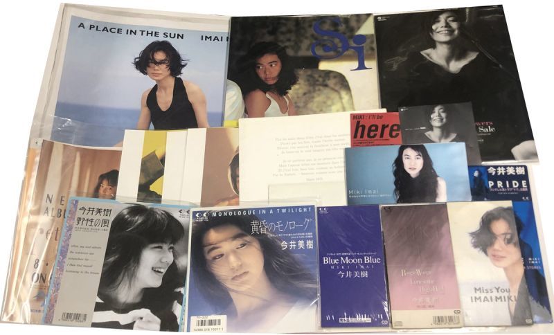 今井美樹 グッズ CD シングルレコード ポップ ミニポスター 写真