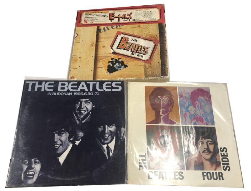 ビートルズ BEATLES ボックス BUDOKAN1966.6.30/7.1 FOUR SIDES LPレコード セット
