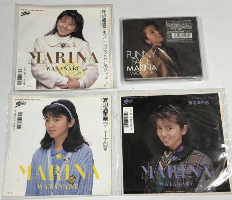 渡辺満里奈 レコード CD 写真集 チラシ 他 セット - えるえるレコード